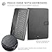 COOPER INFINITE EXECUTIVE Keyboard case compatible with Google Nexus 10 | 2-in-1 Bluetooth Wireless Keyboard & Leather Folio Cover | 100HR Battery, 14 Hotkeys (Black)