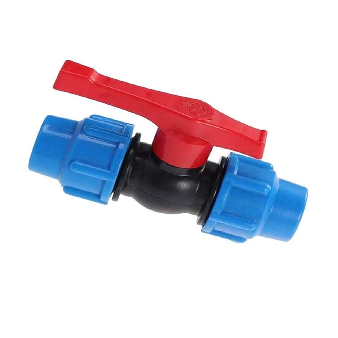 Boxonly 32mm Stop Tap Valves Connector for HDPE Or Alkathene Water Pipe Compression Fittings
