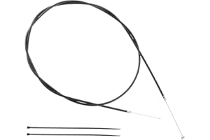 New Olym Universal 65"/1650mm Brake Cable Fit for Most Go Kart Dune Buggies Mini Bike Bicycle ATV Black