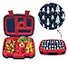 Bentgo Kids Prints (Space Rockets) - Leak-Proof, 5-Compartment Bento-Style Kids Lunch Box - Ideal Portion Sizes for Ages 3 to 7 - BPA-Free and Food-Safe Materials primary