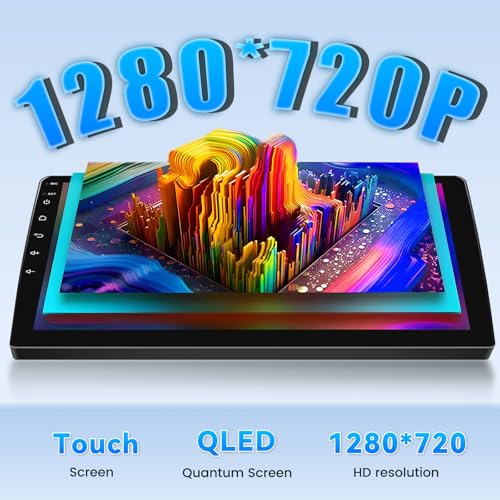 Roinvou 4+64G Android Car Radio for Peugeot 207 2006-2015 Wireless CarPlay Android Auto MirrorLink, 9 Inch Touch Screen Radio with Bluetooth WiFi GPS 32EQ FM/RDS SWC Backup Camera