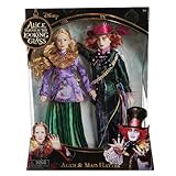 Disney Alice in Wonderland 11.5 inch Deluxe Collector Doll - Hatter and Alice by Tolly Tots