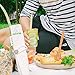 Coconut Travel Cutlery Set Wooden Utensils Reusable Organic Flatware Set | Knife, Fork, Spoon, Chopstick, Straws and Cleaning Brush with Portable Pouch Gift for Camping Office Lunch NATURALNEO