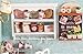 Dollhouse Miniature DIY Wood Kit Dolls House Room with Cover and LED Toy Christmas Gift Birthday Gift Perfect Kitchen