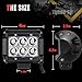 50 inch LED Light Bar TURBOSII 288W Flood Spot Combo Off Road Lights Led Work Light Bar + 4