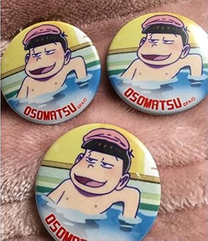 Amazon おそ松さん アニメジャパン限定 缶バッジ ハダカ おそ松 セット バッジ ホビー