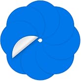 Blue Dry Erase Dots Circles for Tables Dry Erase Spots for Classroom, 8 Pcs | Self-Adhesive, Sticky, Removable Without Glue, Peel and Stick, Reusable, Repositionable, Teachers Must Have for Tabletops