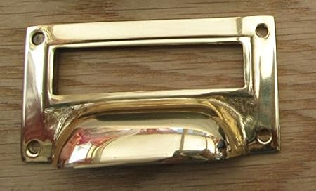 Ironmongery World Polished Brass Small Solid Brass Drawer