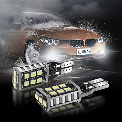 Auxbeam T15 Led Light Bulb 921 LED Bulb W16W 800LM HID White for Backup