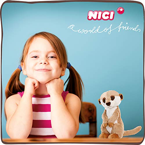 NICI Kuscheltier Erdmännchen 30 cm – Erdmännchen Plüschtier für Mädchen, Jungen & Babys – Flauschiges Stofftier Erdmännchen zum Kuscheln, Spielen und Schlafen – Gemütliches Schmusetier – 45850 – Bild 7
