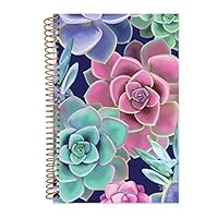 bloom daily planners 2019-2020 Academic Year Weekly & Monthly Planner with Tabs and Flexible Soft Cover (August 2019 - July 2020) - 6" x 8.25" - Succulents