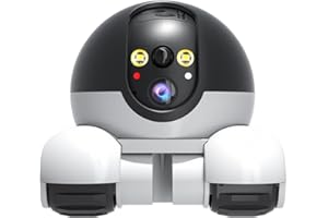 Robot Pet Camera on Wheels 1080P WiFi Indoor Security Cam with Mobile APP Control 2-Way Talk Motion Tracking Night Vision Aut