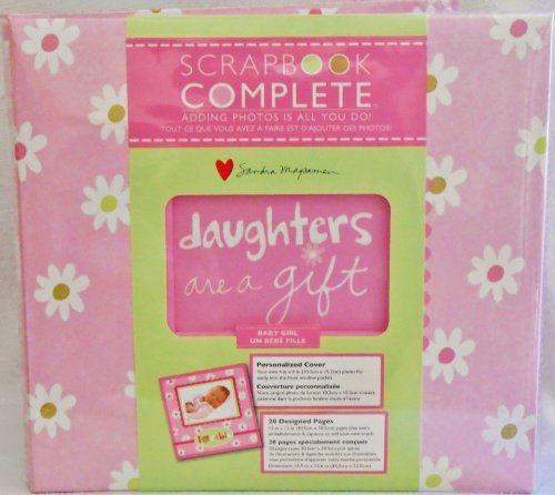 C.R. Gibson Baby Daughter Memory Book/Scrapebook W/embellishments, ST12PD-9527ZM