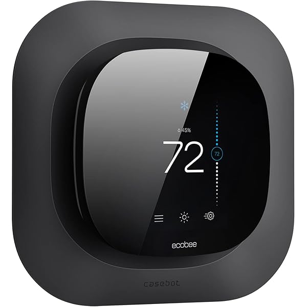 Ecobee Smart Thermostat Essential Programmable Wi-Fi Thermostat, Works - View #3