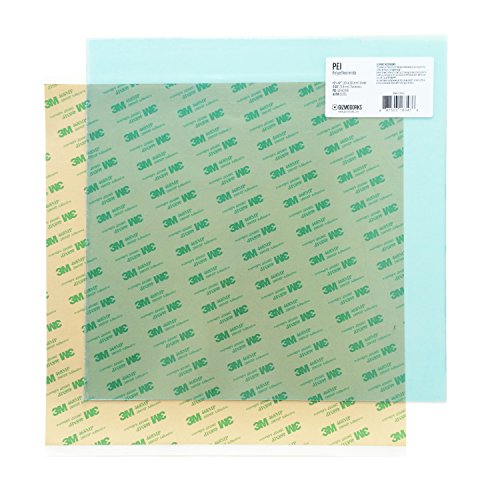 UPC 887503172911, Gizmo Dorks PEI Sheet, 12&quot; x 12&quot; 3D Printing Build Surface with 3M 468MP Adhesive Tape