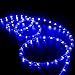 WYZworks 1656LEDs 150ft LED Outside Rope Lights, Outdoor ETL Certified Waterproof Permanent 360 Degree Light Emitting, Flexible Tube, Connectable, Christmas Palm Tree Exterior Landscape, Blue