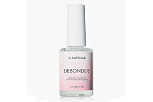 GLAMERMAID Nail Glue Remover 15ML Nail Glue off Debonder for Press on Nails, Nail Glue Remover Easy to Remove Quick Acrylic False Nails Tips