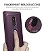 Ringke Onyx Compatible with Xperia XZ2 Case Brushed Metal Design Flexible & Slim Dynamic Stroked Line Pattern Durable Anti Slip Impact for Sony Xperia XZ 2 - Lilac Purple