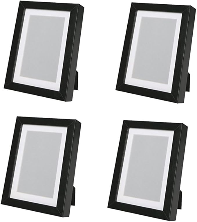 IKEA Ribba 5x7 Picture Frame (4, Black)