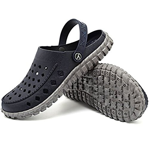 Beister Mens Summer Garden Clogs Mules, Anti-Slip Water Shoes Breathable Sandals Slippers Outdoor, Beach