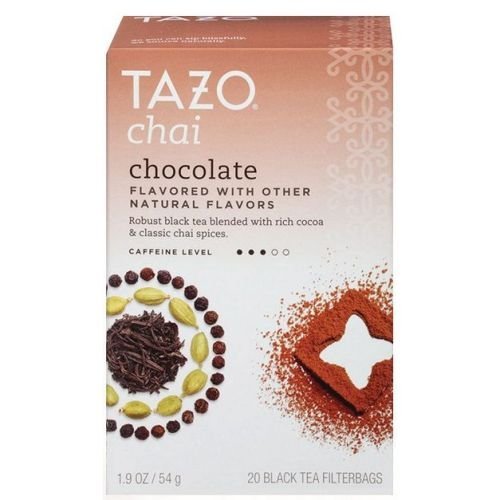 Tazo Chai Chocolate Black Tea 20 bags per pack 6 packs per case