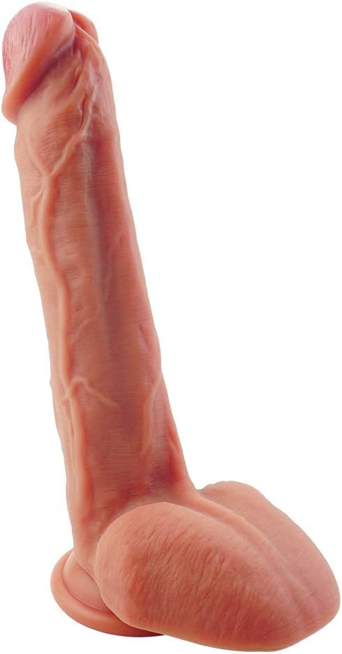 Haseeki Bǐg Dǐck Réálistic Pláy Fléxiblé Long Toy with Hánds-Fréé Súction Cúp Thé Bést éxpériéncé for Béginnérs