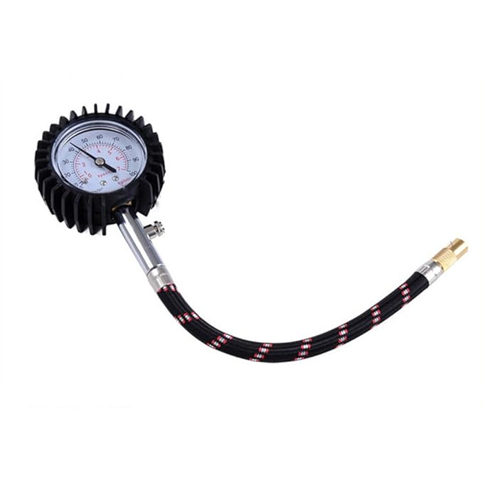 WINOMO 100 PSI Reifendruck Manometer Messgerät für Auto Kfz Motorrad LKW Fahrrad