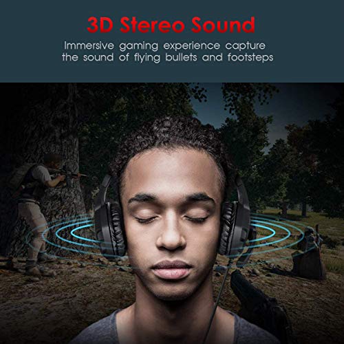 Gaming Headset for Xbox One, PS4, PC, Controller, NUBWO Wired Gaming