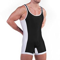 DLSMDOUS Men's Wrestling Singlets Sleeveless