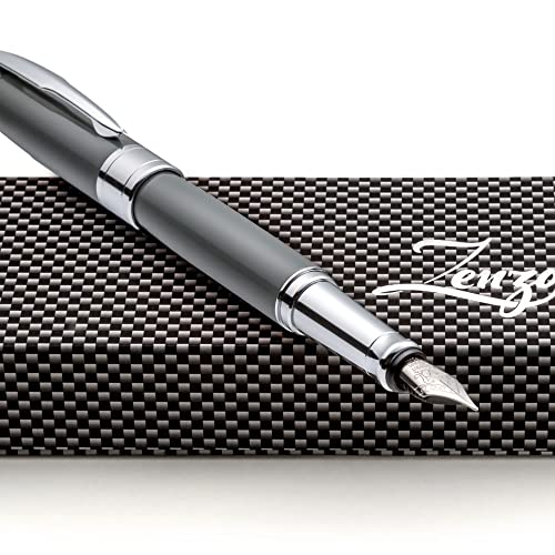 ZenZoi Gray Fountain Pen Luxury Fountain Pen, Executive Pen for Men