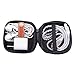 Headphones Case, Portable Storage Bags Travel Carrying Case for Bluetooth Wireless Headphones, Cords, Cable, iPhones Earbuds, Charger, Airpods, USB Flash Driver, MP3(Square)thumb 2