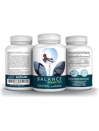 Balance Green Tea EGCG Extract - Supplement with Green Tea Pills for Weight Loss, Metabolism & Healthy Heart; Natural Caffeine for Gentle Energy; Antioxidant to Fight Free Radicals; 120 Capsules