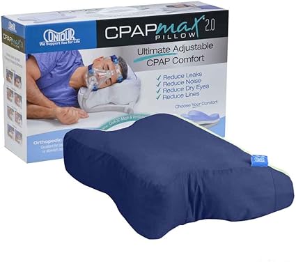 Amazon Com Contour Products Cpapmax 2 0 Pillow W Navy Case For