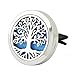 joymiao Car Aromatherapy Essential Oil Diffuser Locket Stainless Steel Vent Clip Perfume Jewelry 8 Felt Pad