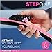 AutoTex Clix Wipers - Pink Carbon Fiber Automotive Wiper Blades - Universal Clip On Replacement Windshield-Wipers - All-Weather - Single Blade (22