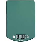 Taylor Digital Recycled Plastic Kitchen Scale - 11 lb Max Capacity | 11 lb Food Scale with Ocean Bound Plastic Platform, Tare Function, Unit Conversion, Slim Design for Meal Prep and Cooking