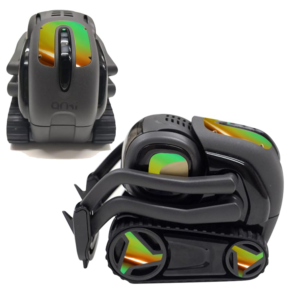 IPG for Vector Robot Face Screen Guard Decoration KIT Include Wheels&Body Set 7 Units Decals with 2 Units Screen Protector (Mirror Green to Gold)