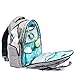 Large Capacity Diaper Bag Backpack- with YKK Zippers, Two Packing Cubes, Wet/Dry Bag, Changing Pad and Stroller Straps by Bably Baby- Stylish Unisex Design (Grey)