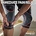 Rymora Knee Support Brace Compression Sleeves for Men and Women (Two Sleeves) (Large) - for Joint Pain, Arthritis, Ligament Injury, Meniscus Tear, ACL, MCL, Running, Sports