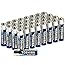 Piles Alcalines AAA Toshiba - Lot De 10 Piles LR03 1,5V, Longue Durée, Conservation 10 Ans