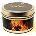 Campfire Smoke Scented - Soy Candle Travel Tins - Highly Scented - Handmade in The USA - Candeo Candle