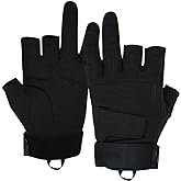 Seibertron Men Or Women XXS to XXL Fingerless/Half Finger Sports Outdoor Tactical Gloves