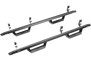 RealTruck EpYx Steps for Jeep Wrangler JKU | Cab Length, Steel, Textured Black | EXJ074-TX | Fits 2007-2018 Jeep Wrangler JKU 4 Door SUV, SRW Gas