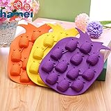 SDBING Pineapple Ice Cube Chocolate Soap Tray Mold Silicone Party Maker