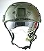 ATAIRSOFT Breathable Tactical Airsoft Fast PJ Helmet w/Sliding Goggles OD Green