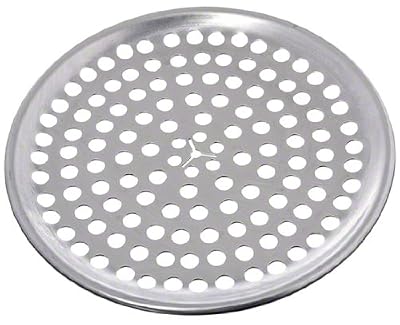 Browne Foodservice 575347 Thermalloy Aluminum Perforated Pizza Pan, 7-Inch
