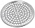 Browne Foodservice 575347 Thermalloy Aluminum Perforated Pizza Pan, 7-Inch