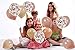K KUMEED Rose Gold Confetti Balloons, Champagne Rose Gold Latex Balloons for Birthday, Weddings,Bridal Shower, Baby Shower, Bachelorette Party Decorations 30pcs,12 Inch