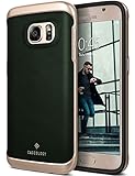Galaxy S7 Case, Caseology [Envoy Series] Classic Rich Texture Leather [Leather Green] [Luxury Slim] for Samsung Galaxy S7 (2016)