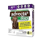 Advecta II Flea Treatment - Flea and Lice Prevention for Dogs, 4 Month Supply